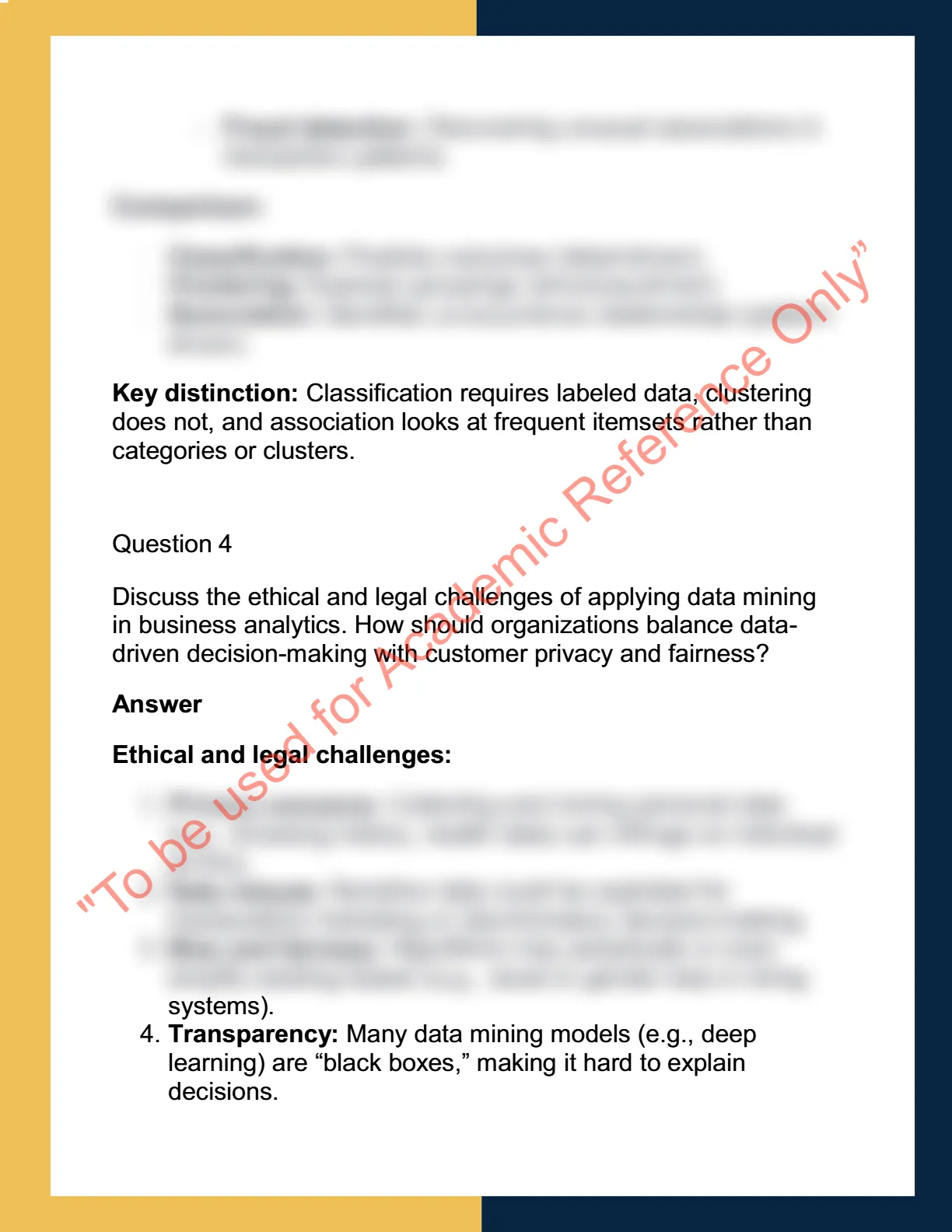 INFO 6210 – Data Mining for Business Analytics 5